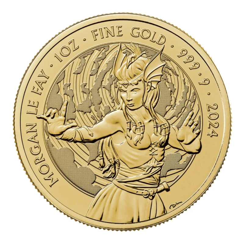 REGNO UNITO: Miti e leggende. Morgan le Fay 2024 1 oncia Monete da collezione