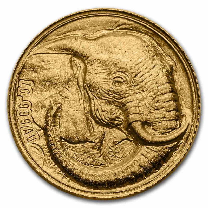 Goldmünze der Republik Côte d'Ivoire (Elfenbeinküste) 