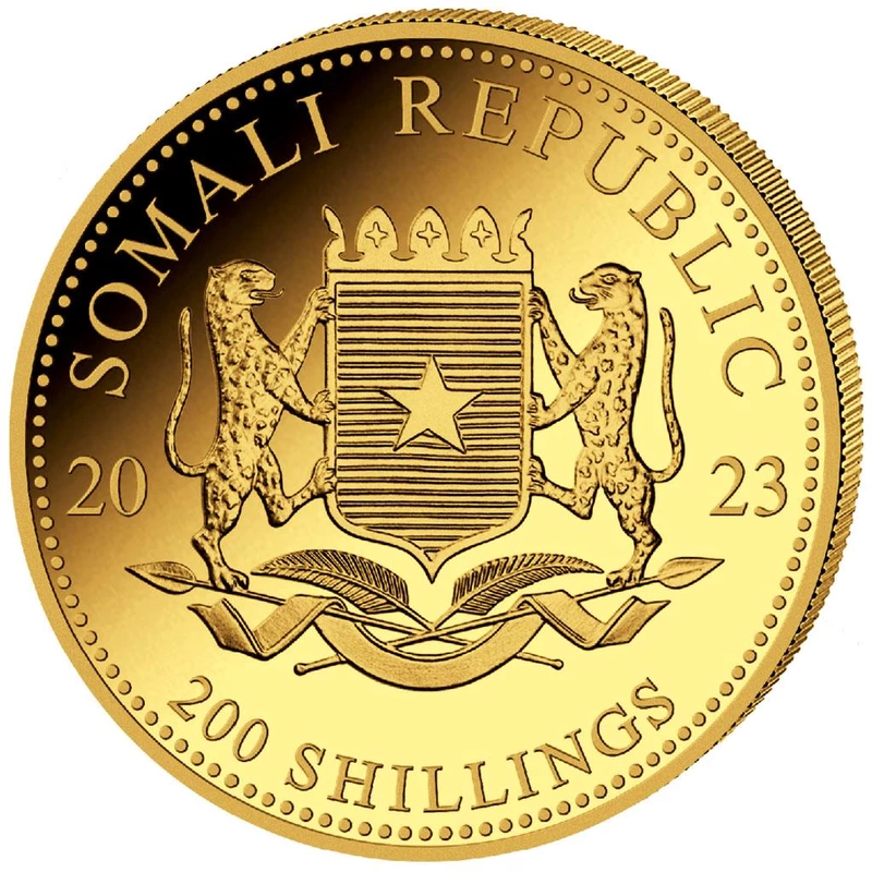 Somalia Goldmünze 