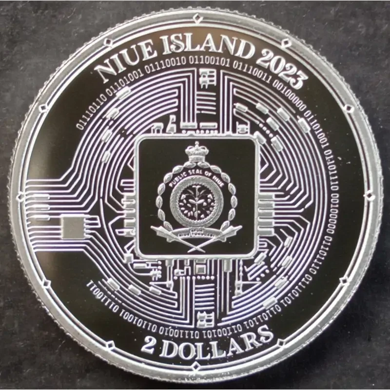 Silver coin Niue 