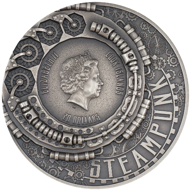 Moneta d'argento delle Isole Cook 