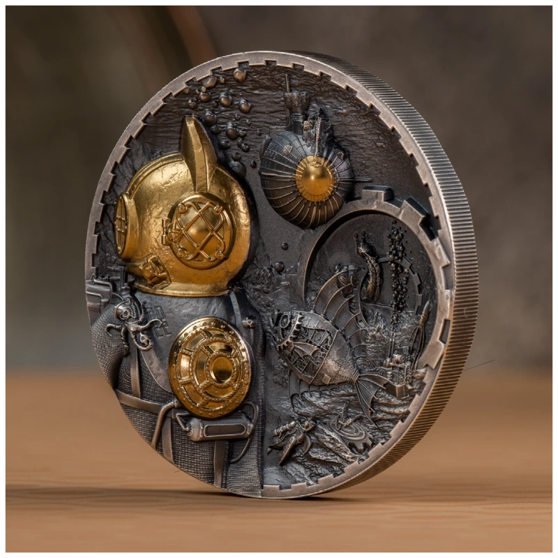 Moneta d'argento delle Isole Cook 