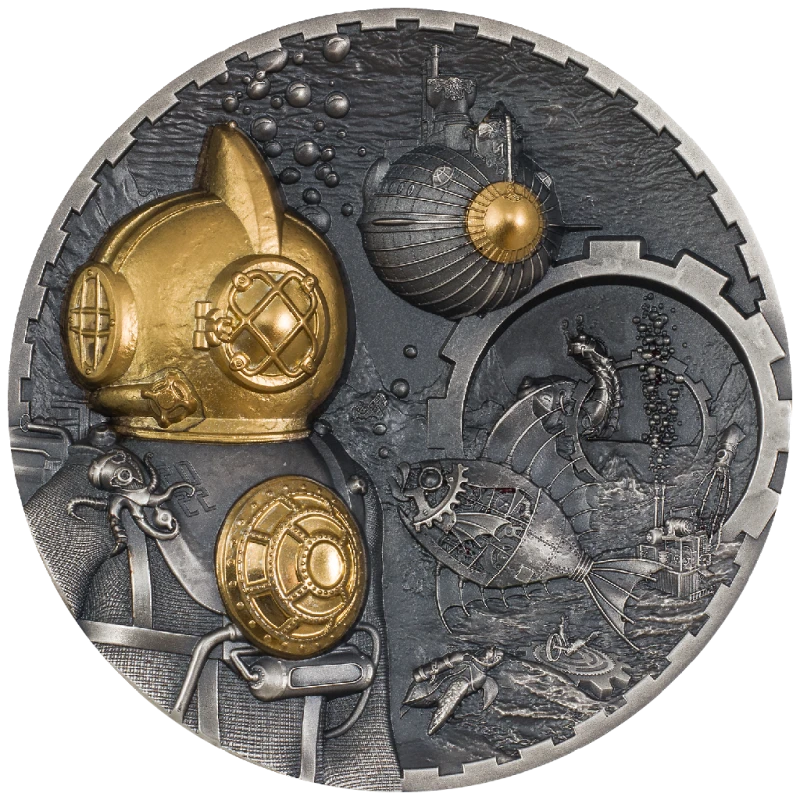 Moneta d'argento delle Isole Cook 