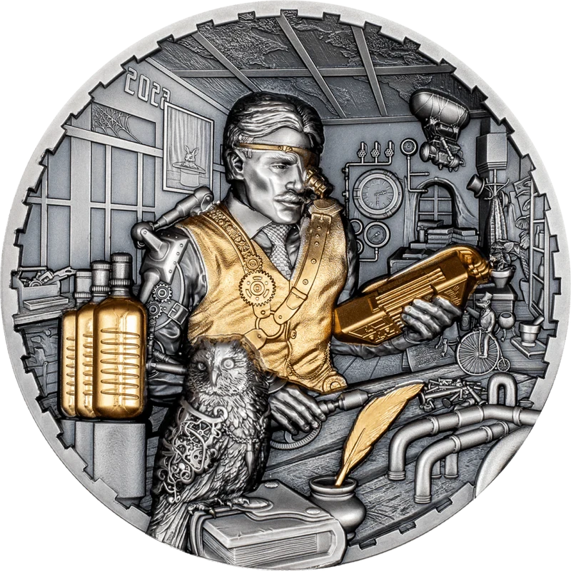 Moneta d'argento delle Isole Cook 