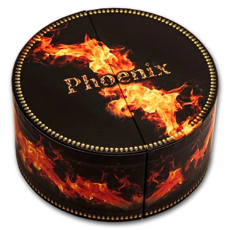 Samoa: moneta d'argento Phoenix 2025 colorata e dorata da 2 oncia Monete da collezione