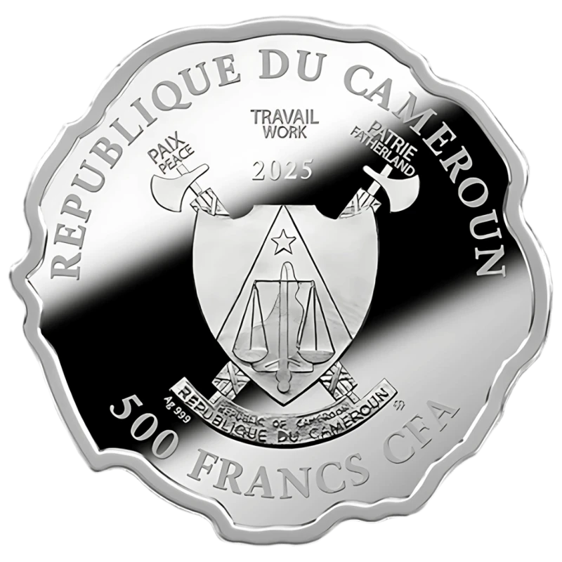 Cameroon: silver coin Fried Egg 2025 Proof 16.81 g  Collectible coins