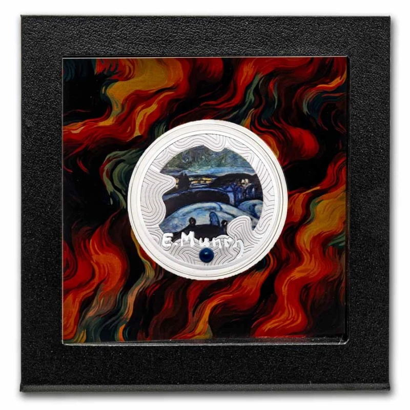 Kamerun: Silbermünze Sternennacht 2024 Proof 17,5 g Sammlermünzen