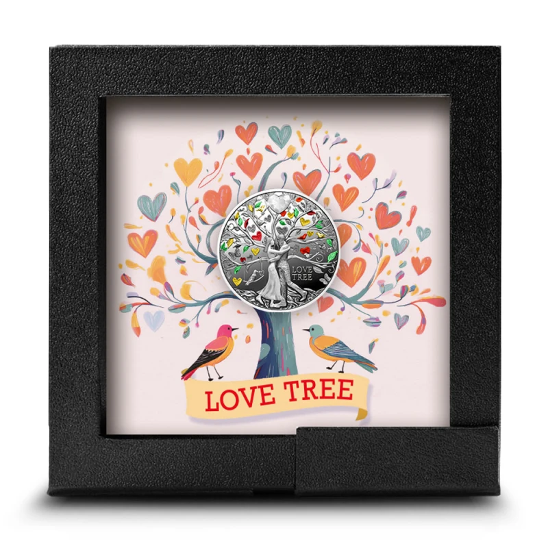 Niue: moneta d'argento Love Tree 2025 Proof 17,5 g Monete da collezione