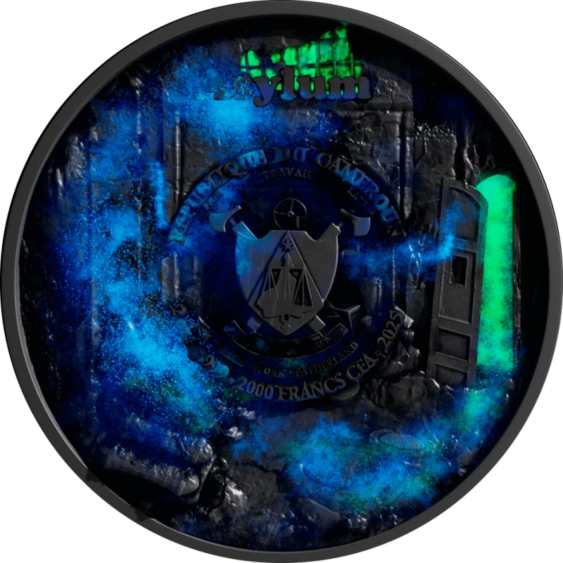 Kamerun: Silbermünze Asylum 2025 2 oz Sammlermünzen