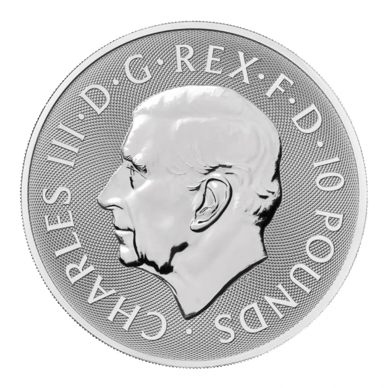 Royaume-Uni : pièce d'argent Lévrier de Richmond 2025 10 oz Pièces de collection