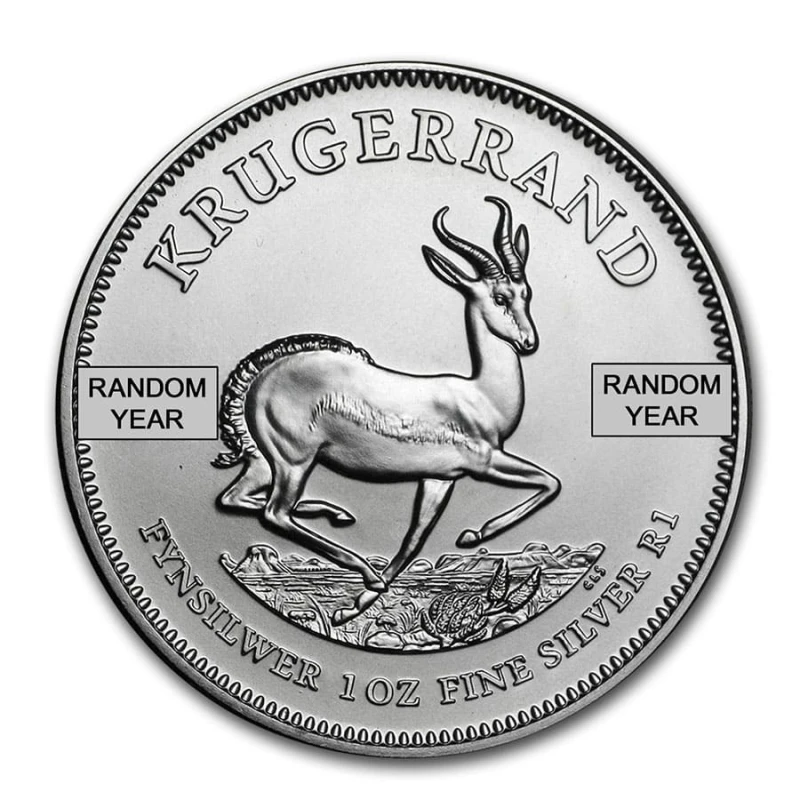Afrique du Sud Pièce d'argent Krugerrand 1 once Pièces d'investissement