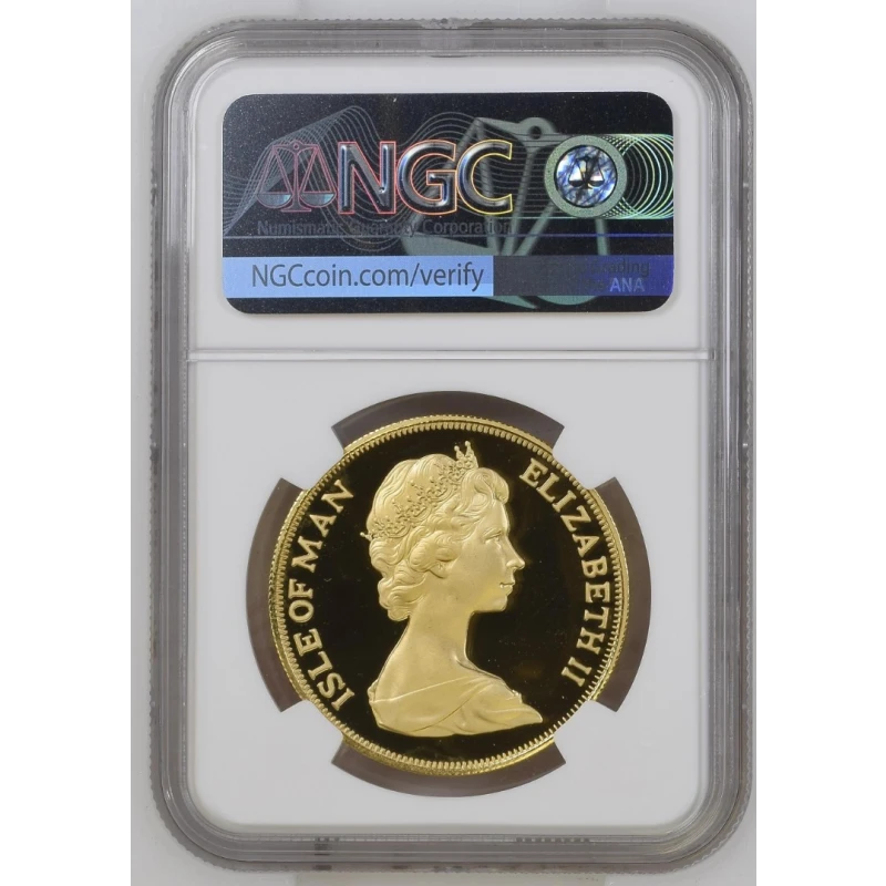 Isle of Man: gold coin Wedding of Prince Charles and Diana Spencer, 1981 GRADING 36.61 g  Collectible coins