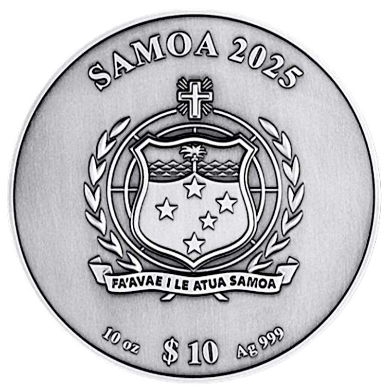 Samoa: Silbermünze Monopoly 2025 10 oz Sammlermünzen