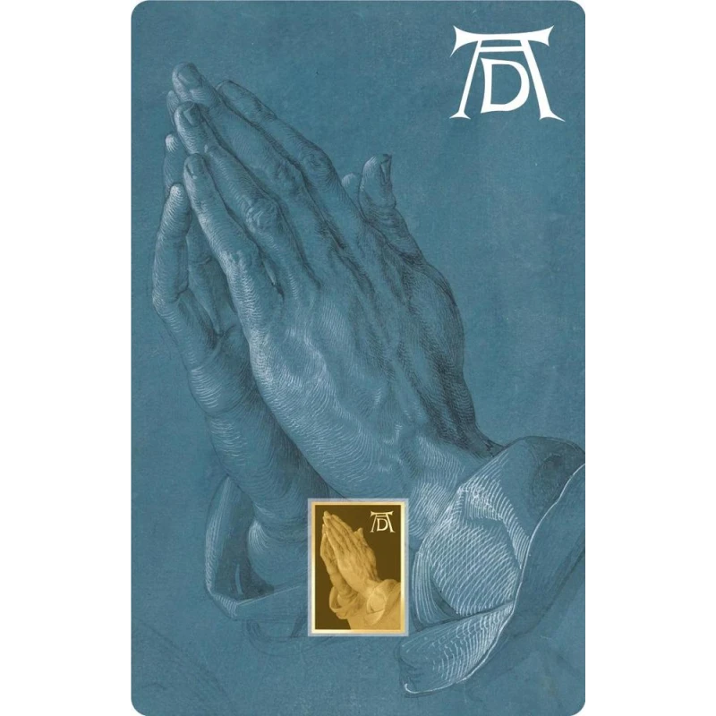 Tschad: Goldmünze Praying Hands 1/1000 oz Sammlermünzen