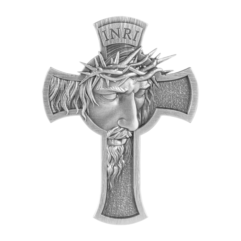 Tschad: Silbermünze Jesus Kreuz 2025 1 oz Sammlermünzen