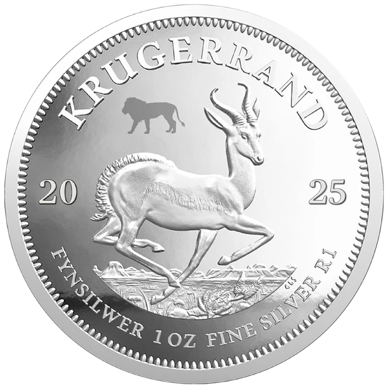 South Africa: silver coins Lion and Krugerrand 2025 Proof set 2 oz Collectible coins