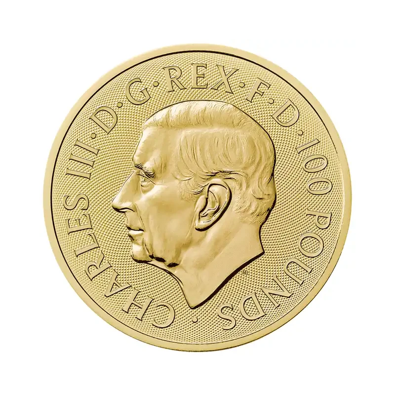 Regno Unito: moneta d'oro Leone britannico 2025 da 1 oncia Monete da investimento