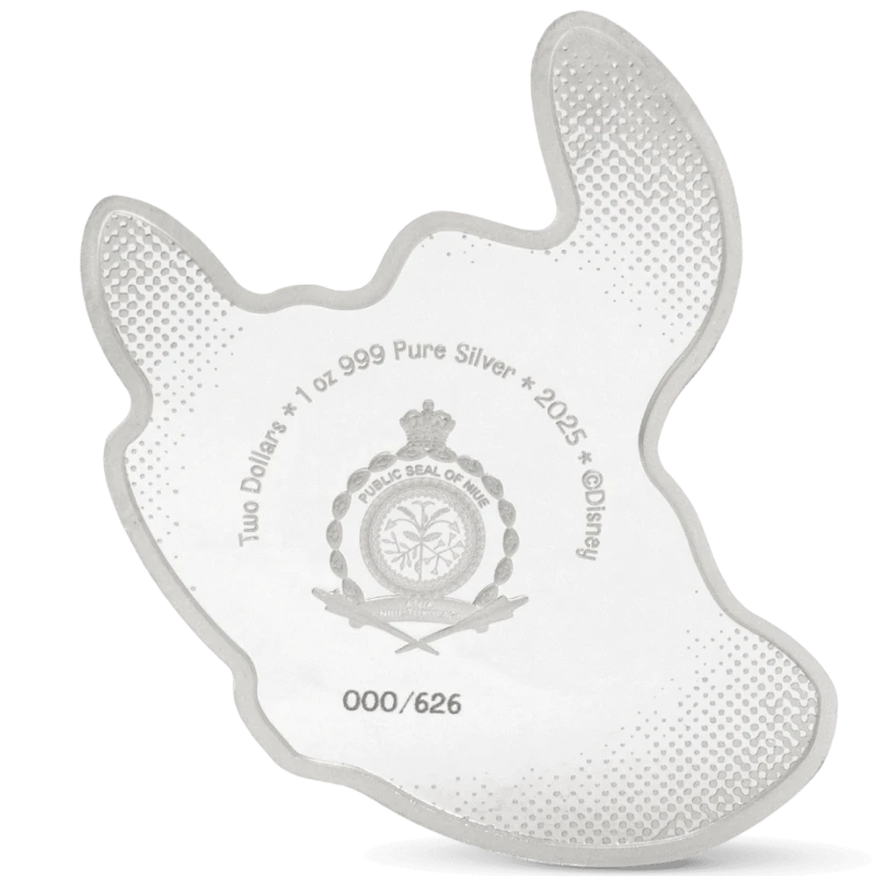 Niue: silver coin Stitch Surf's Up 2025 Proof colorized 1 oz Collectible coins