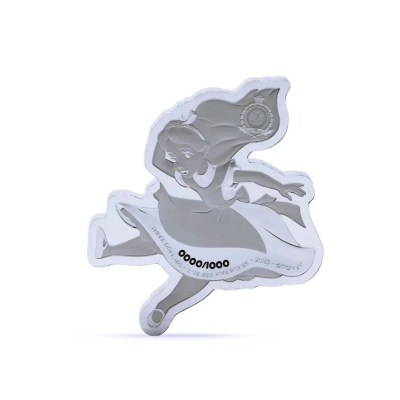 Niue: silver coin Alice in Wonderland 2025 Proof colorized 2 oz Collectible coins