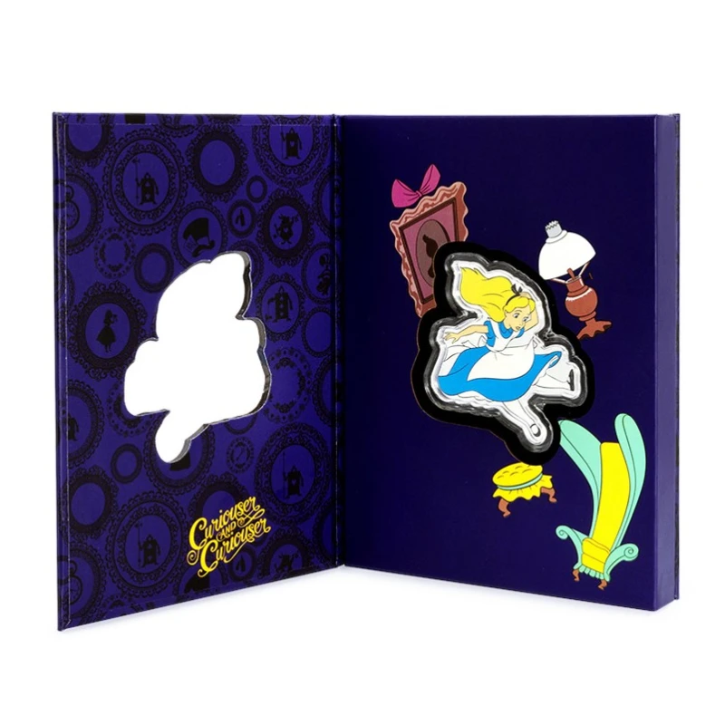 Niue: silver coin Alice in Wonderland 2025 Proof colorized 2 oz Collectible coins