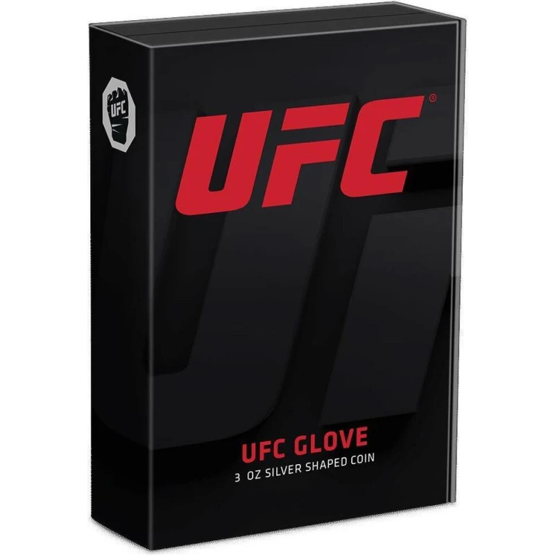 Niue: moneta d'argento UFC Glove 2024 Proof 3 oncia Monete da collezione
