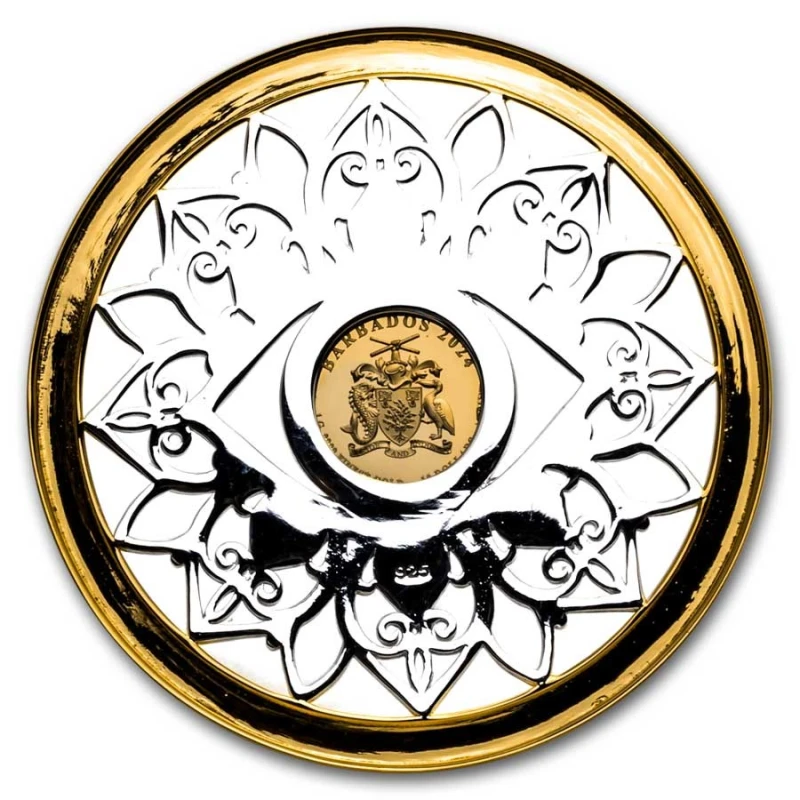 Barbados: Silbermünze Protecting Eye 2024 6,5 g Sammlermünzen