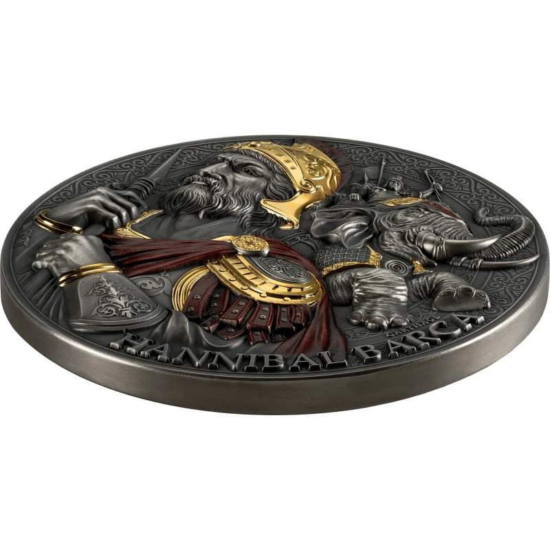 Cameroon: silver coin Hannibal 2025 5 oz Collectible coins