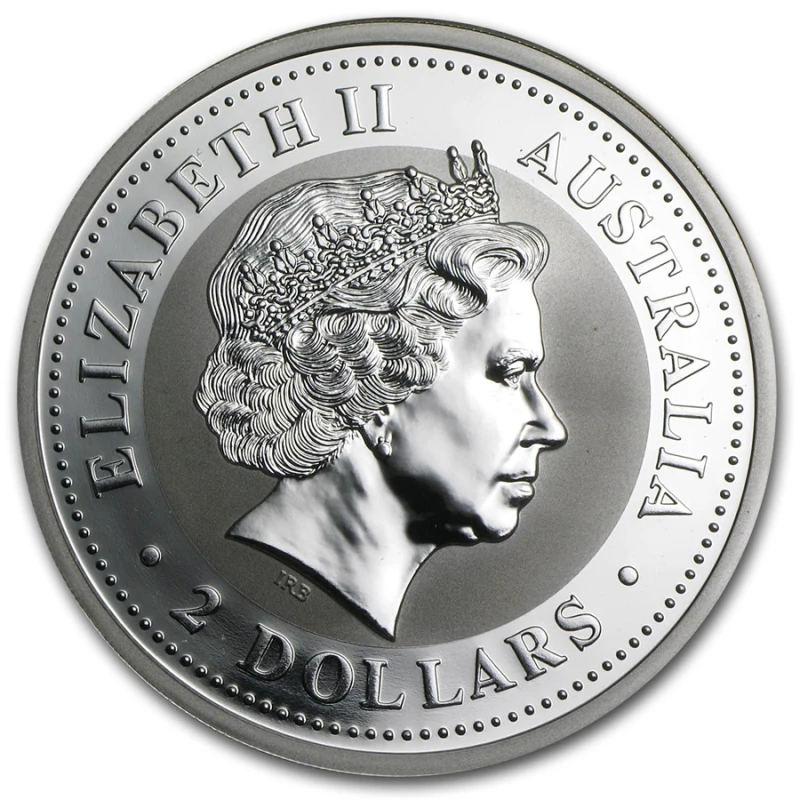 Australie : pièce en argent Année de la Chèvre 2003 2 oz Pièces d'investissement