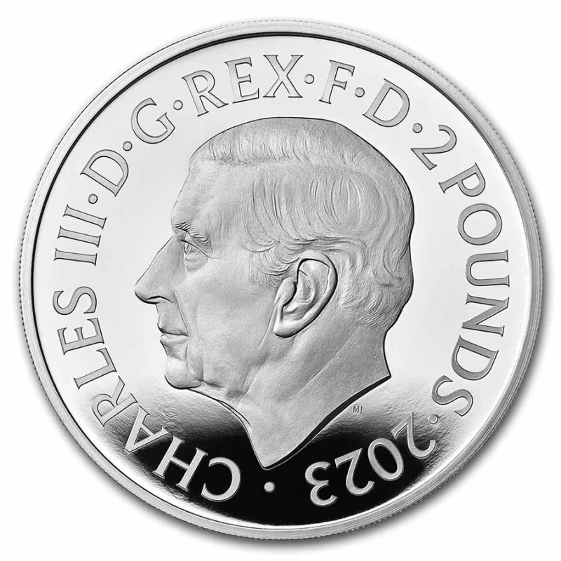 Moneta d'argento del Regno Unito Britannia 2023 Proof 1 oncia Monete da collezione