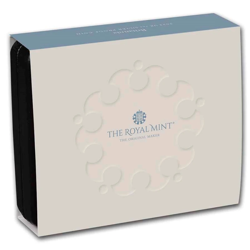 Vereinigtes Königreich Silbermünze Britannia 2023 polierte Platte 1 oz Sammlermünzen