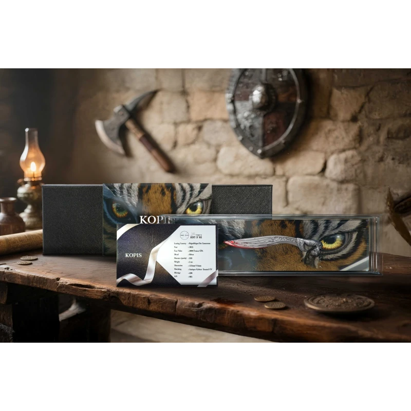 Cameroun : pièce d'argent Kopis 2025 2 Once Pièces de collection