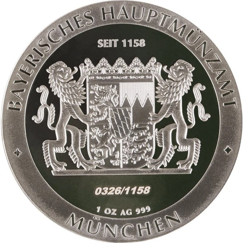 Allemagne : pièce en argent Château de Neuschwanstein 2025 Belle Épreuve 1 once Pièces d'investissement