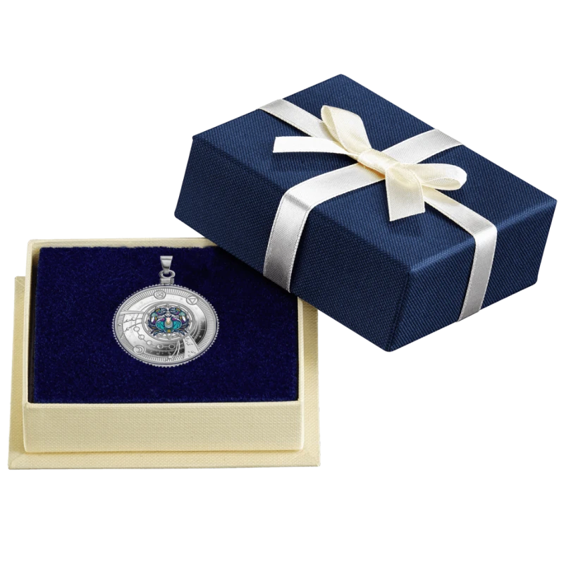 Kamerun: Silbermünze Krebs 2025 Polierte Platte koloriert 10 g Sammlermünzen