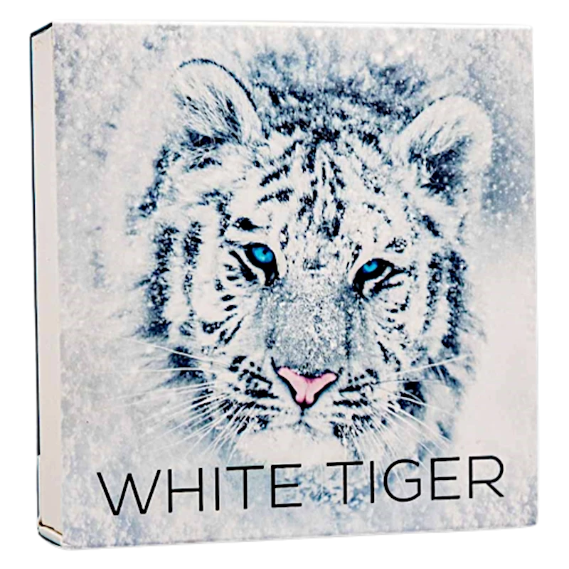 Niue: moneta d'argento White Tiger 2022 3 oncia Monete da collezione