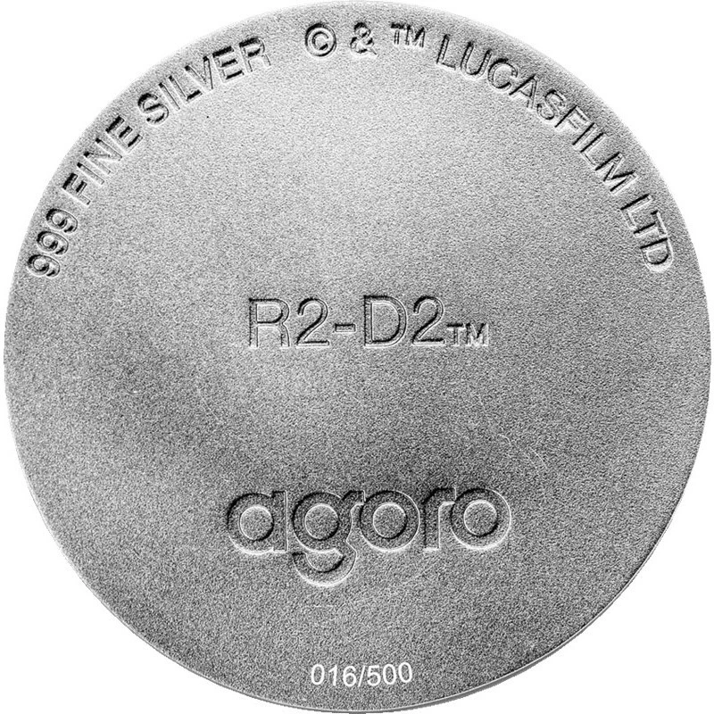 Niue: Silbermünze Star Wars R2-D2 2024 150 g Sammlermünzen