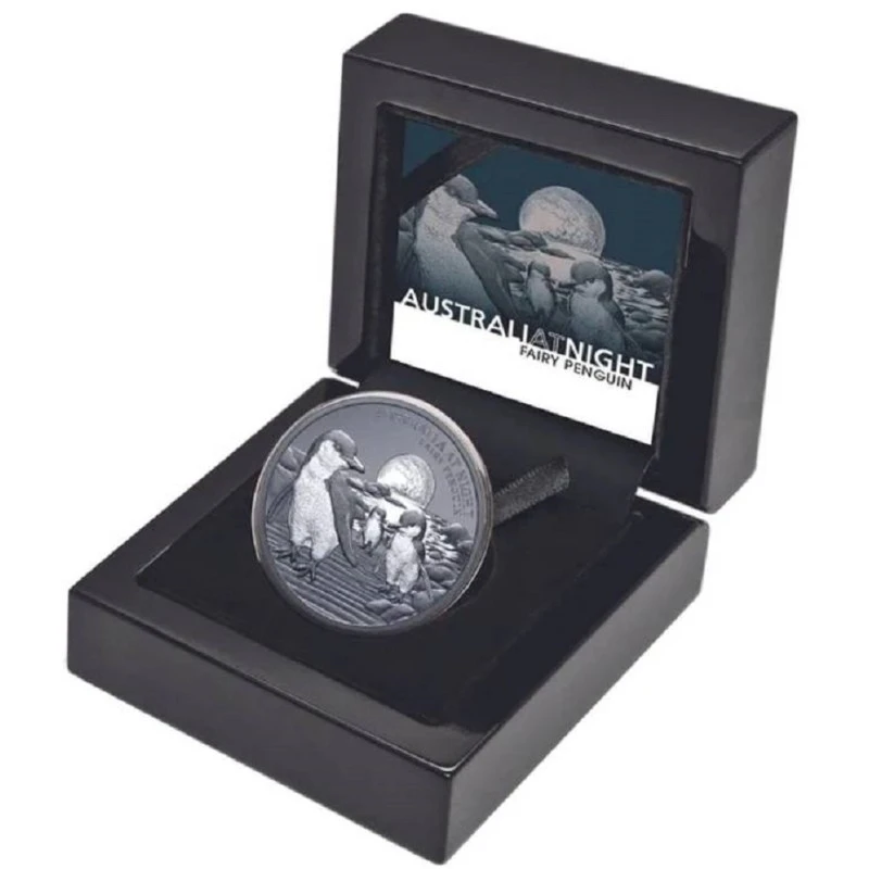 Niue: moneta d'argento Fairy Penguin 2024 Proof 1 oz Monete da collezione