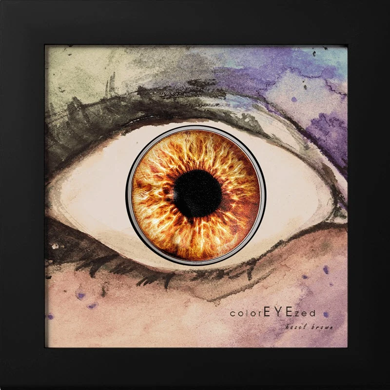 Palau: Silbermünze Hazel Brown 2023 Polierte Platte koloriert 1 Unze Sammlermünzen