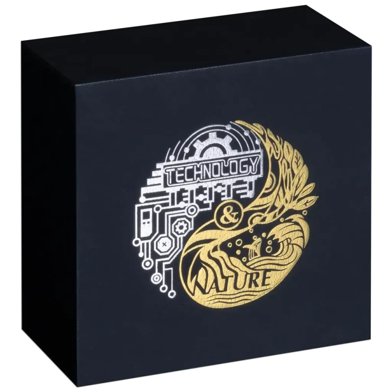 Samoa Silbermünze Natur und Technik 2025 vergoldet 2 oz Sammlermünzen