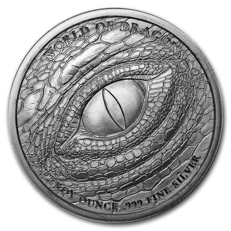USA Silbermünze World of Dragons Walisischer Drache 1 oz Sammlermünzen