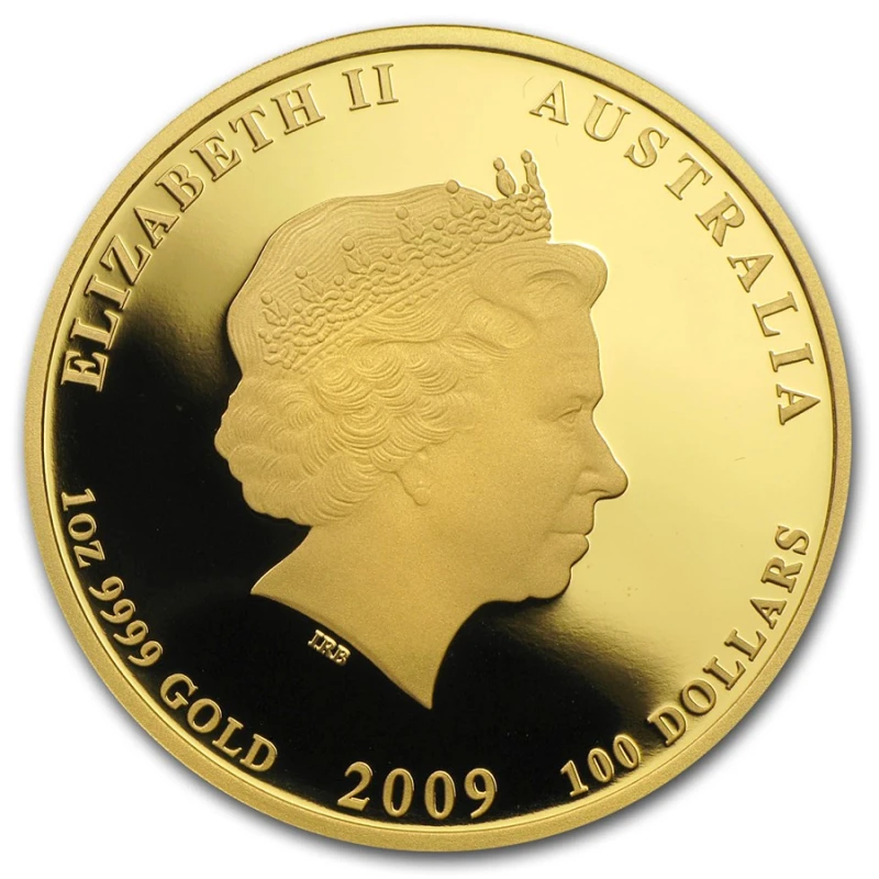 Australien Goldmünze Lunar II Jahr des Ochsen 2009 Feinunze 1 oz Sammlermünzen