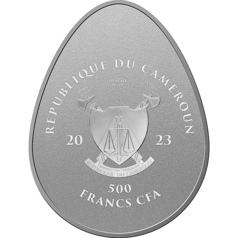 Cameroon Cupronickel Coin Easter Egg 2023 31.8 g Collectible coins