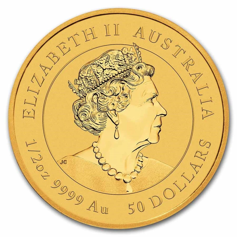 Australia Gold Coin Lunar III Year of the Rabbit 2023 1/2 oz Collectible coins