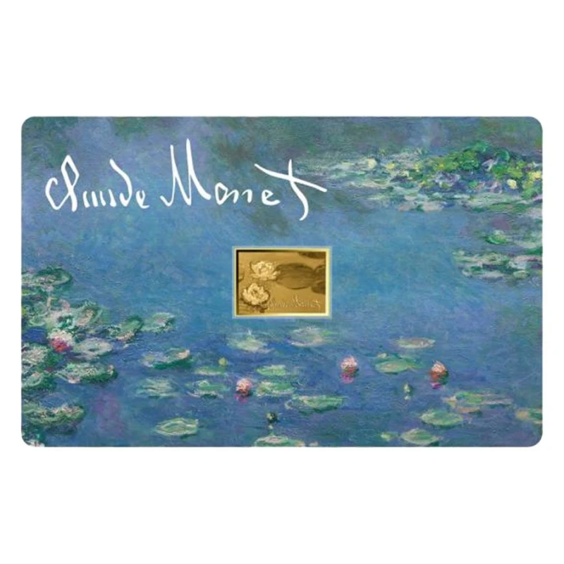 Tschad Goldmünze Claude Monet Seerosen 1/1000 oz Sammlermünzen