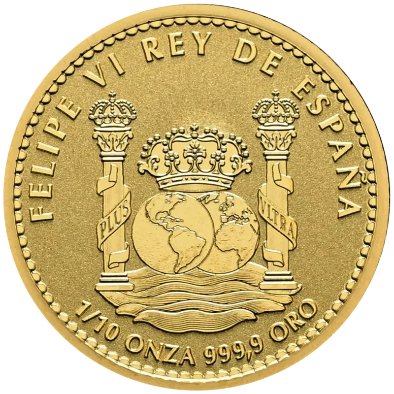 Moneta d'oro Spagna Orso Bruno 2026 1/10 oncia Monete da collezione
