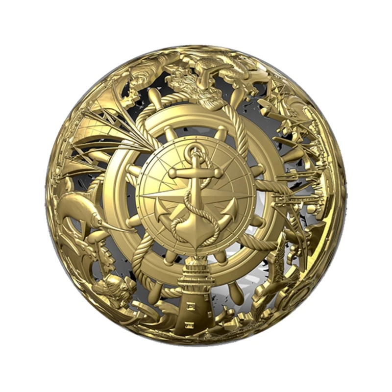 Moneta d'argento Samoa Mare e Superficie 2026 Dorato 2 oncia Monete da collezione